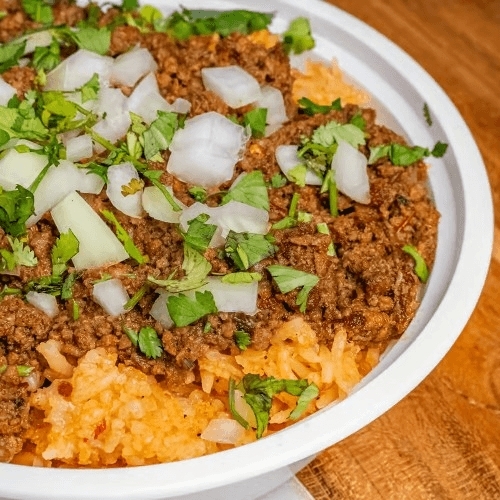 Chipotle Kheema Rice Bowl 