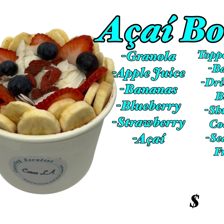 Acai bowls bowl