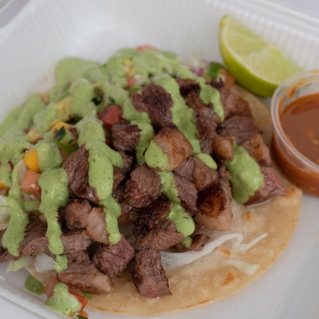 Ribeye Steak taco